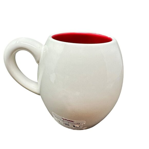 Rae Dunn Christmas Holiday Mug Cup COMFORT Typeset Stockings Fireplace Coffee - Picture 4 of 7
